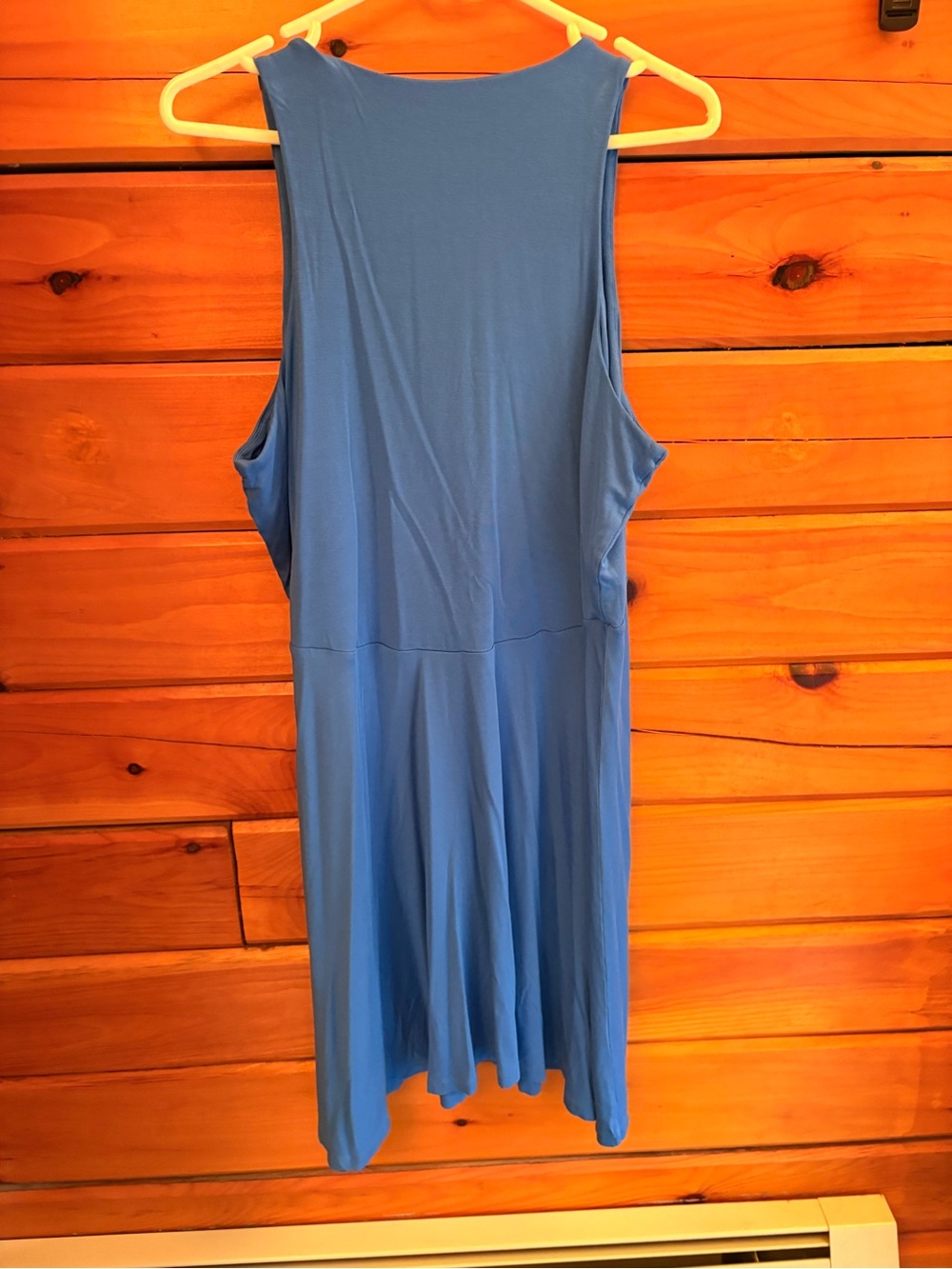 Athleta Electric Blue Scoop Neck Tank Dress